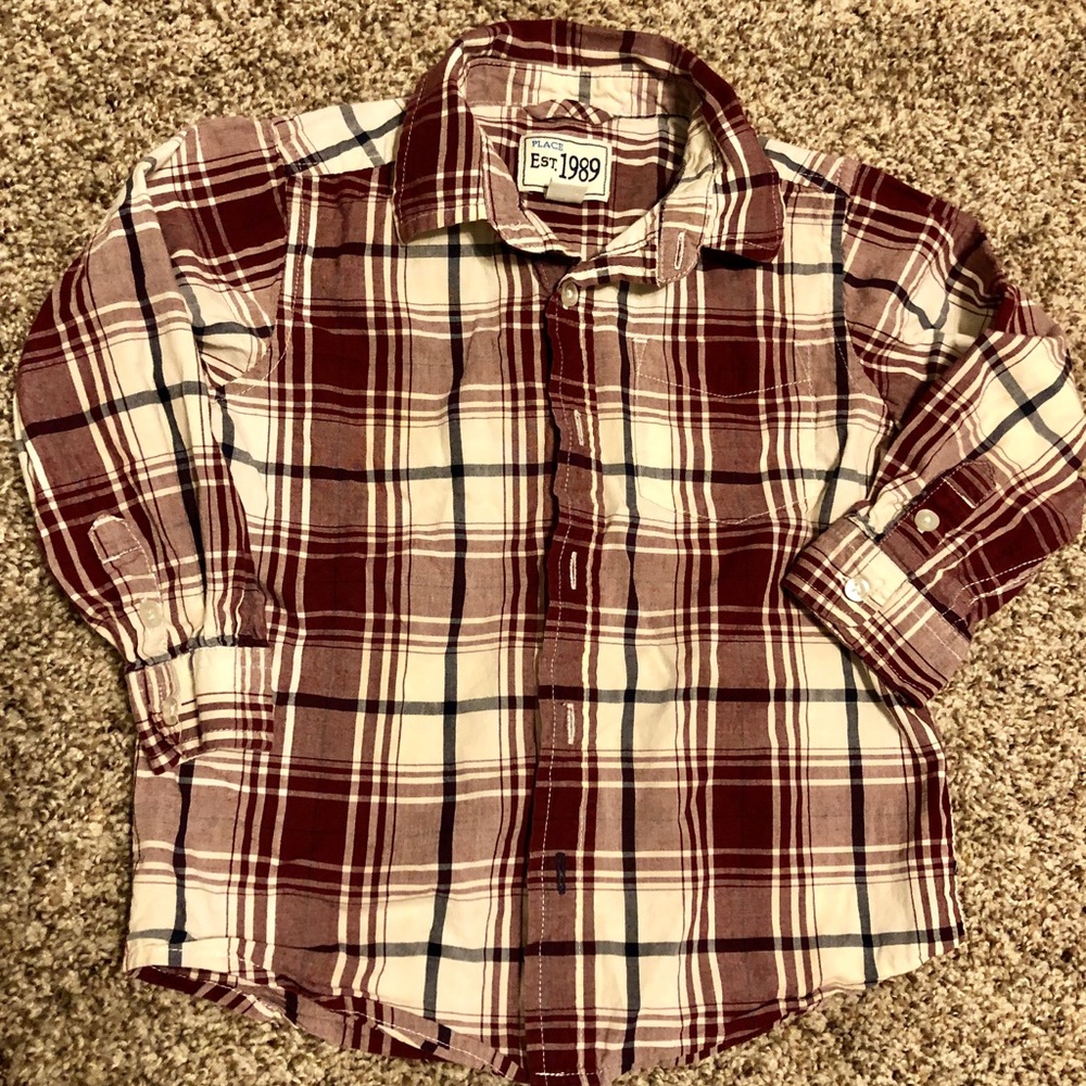 Children's place button down shirt